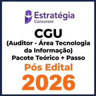 CGU (Auditor Federal de Finanças e Controle - Área Tecnologia da Informação) Estratégia Pós Edital 2026