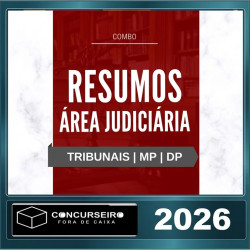 Combo - Área Judiciária Tribunais, MP e Defensorias Concurseiro Fora da Caixa 2026