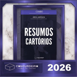 Combo – Cartórios Concurseiro Fora da Caixa 2026