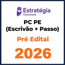 PC PE (Escrivão + Passo) Estratégia 2026