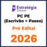 PC PE (Escrivão + Passo) Estratégia 2026