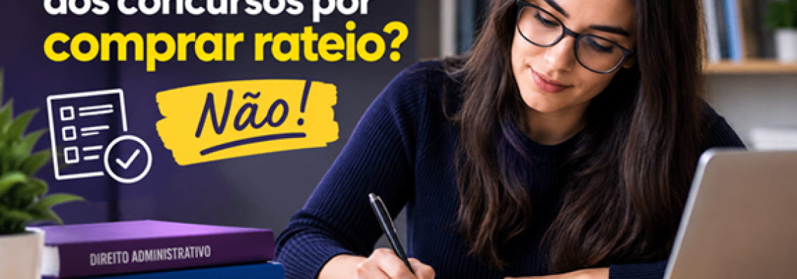 Posso ser eliminado de um concurso público por comprar rateio?