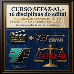 SEFAZ AL todas as materiais 7fontesconcursos Pós Edital 2026