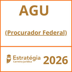 AGU (Procurador Federal) Estratégia  - 2026