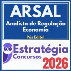 ARSAL (Analista de Regulação – Economia) Pós Edital – Estratégia 2026