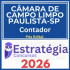 Câmara de Campo Limpo Paulista SP (Contador) Pós Edital – Estratégia 2026