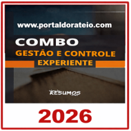 COMBO GESTÃO E CONTROLE EXPERIENTE Radegondes Resumos 2026