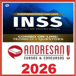 Combo INSS - Técnico do Seguro Social - Teórico + Resolução de Questões Andresan 2026
