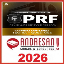 Combo PRF - Policial Rodoviário Federal - Teórico + Resolução de Questões - Andresan 2026