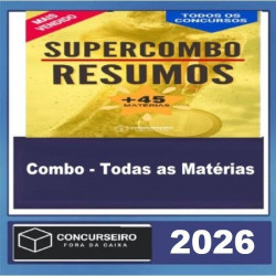 Combo - Todas as Matérias Concurseiro Fora da Caixa 2026 - Atualizado