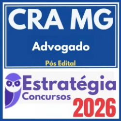 CRA MG (Advogado) Pós Edital – Estratégia 2026