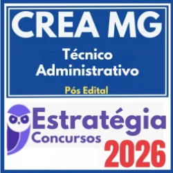 CREA MG (Técnico Administrativo) Pós Edital – Estratégia 2026