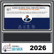 CURSO DE RETA FINAL PARA CARTÓRIOS (TJ-PR) Decorando a Lei seca 2026