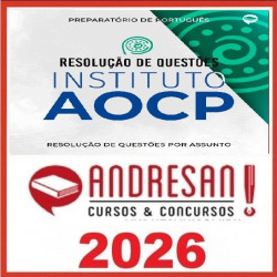 INSTITUTO AOCP - Português - Resolução de Questões Andresan 2026