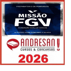 Missão FGV - Português Andresan 2026