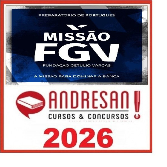 Missão FGV - Português Andresan 2026
