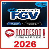 Novo Português FGV: Teoria + Resolução de Questões Andresan 2026