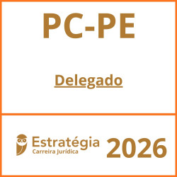 PC-PE (Delegado) Estratégia – 2026