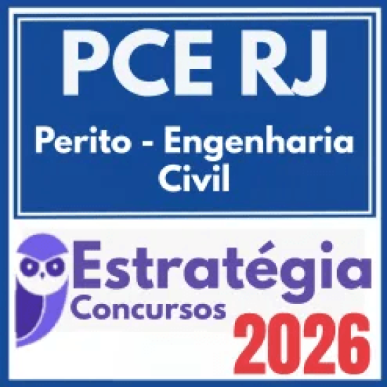 PCE RJ (Perito – Engenharia Civil) Estratégia 2026