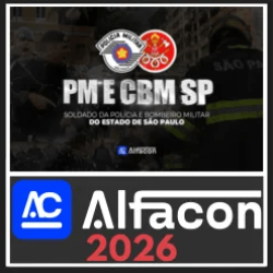 PM e CBM SP (Soldado) Alfacon 2026