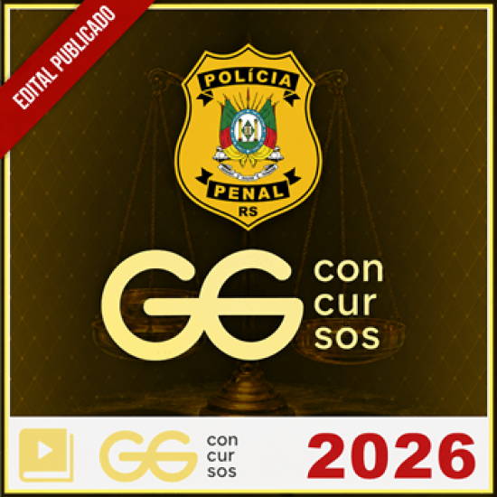 Policial Penal do RS ( Polícia Penal) GG Concursos Pós Edital 2026