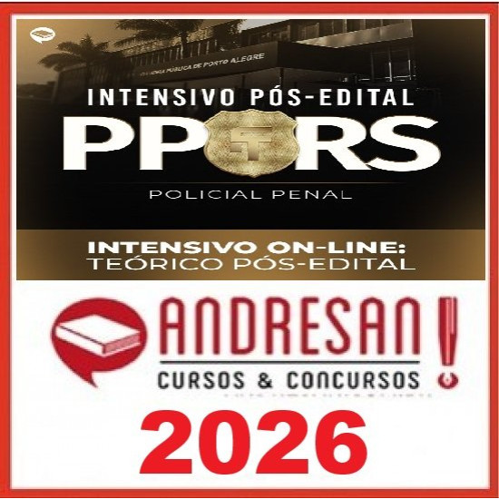 PP-RS - Intensivo Pós-edital - Policial Penal Andresan 2026