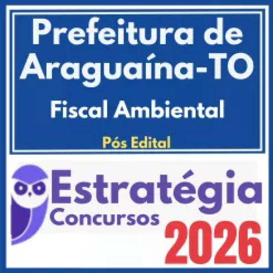 Prefeitura de Araguaína TO (Analista Administrativo) Pós Edital – Estratégia 2026