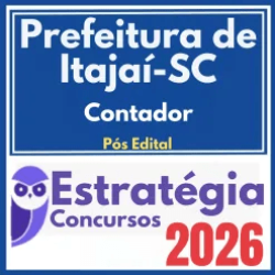 Prefeitura de Itajaí SC (Contador) Pós Edital – Estratégia 2026