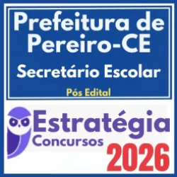 Prefeitura de Pereiro CE (Agente Municipal de Trânsito) Pós Edital – Estratégia 2026