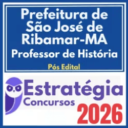 Prefeitura de São José de Ribamar MA (Professor de História) Pós Edital – Estratégia 2026