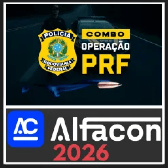 PRF (Combo Operação) Alfacon 2026