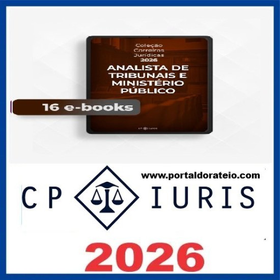 Rateio de Curso Combo E-books 2026 – Analista de Tribunais e MP CP Iuris
