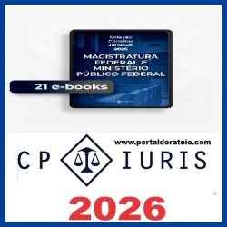 Rateio de Curso Combo E-books 2026 – Magistratura Federal e Ministério Público Federal CP Iuris