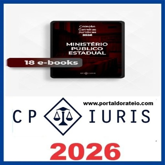 Rateio de Curso Combo E-books 2026 – Ministério Público Estadual CP Iuris