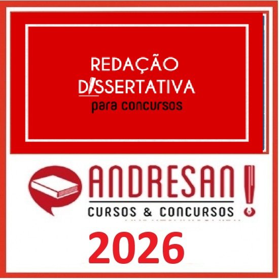 Redação Dissertativa para Concursos - Andresan 2026