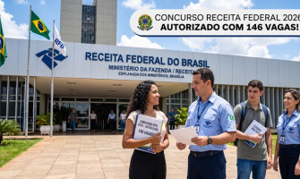 Concurso Receita Federal 2026: autorizado com 146 vagas!
