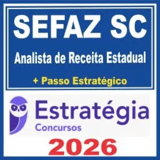 SEFAZ SC (Analista de Receita Estadual) Estratégia 2026
