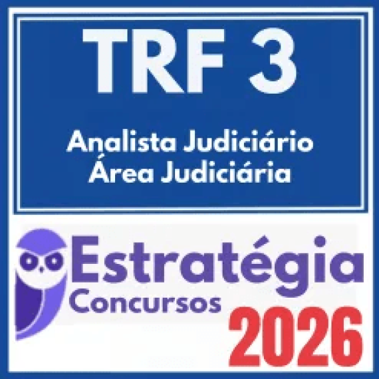 TRF 3ª Região (Analista Judiciário – Área Judiciária) Estratégia 2026