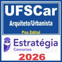 UFSCar (Arquiteto/Urbanista) Pós Edital – Estratégia 2026