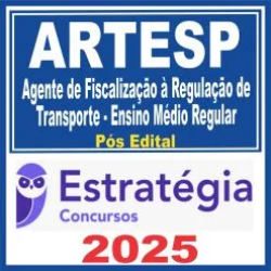 ARTESP (Especialista em Regulação de Transporte – Tecnologia da Informação) Pós Edital – Estratégia 2025