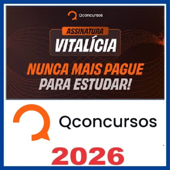 ASSINATURA ILIMITADO AVANÇADO VITALÍCIO Q CONCURSOS 2026