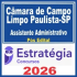 Câmara de Campo Limpo Paulista SP (Assistente Administrativo) Pós Edital – Estratégia 2026