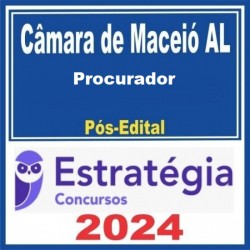 Câmara de Maceió-AL (Procurador) Pacote Teórico - 2024 (Pós-Edital) Estratégia Pós Edital