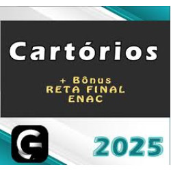 Cartórios – Curso Regular + Bonus ENAC – G7 2025