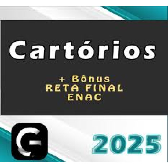 Cartórios – Curso Regular + Bonus ENAC – G7 2025