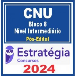 CNU - Concurso Nacional Unificado (Bloco 8 - Nível Intermediário - Saúde) +  Passo Estratégico - 2025 (Pós-Edital) Estratégia
