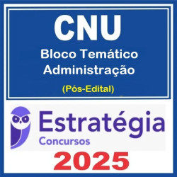 CNU (Bloco Temático 5 – Educação, Saúde, Desenvolvimento Social e Direitos Humanos) Pós Edital