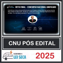 Reta Final - Bloco Temático nº 9 (CNU 2025) Decorando a Lei Seca Pós Edital