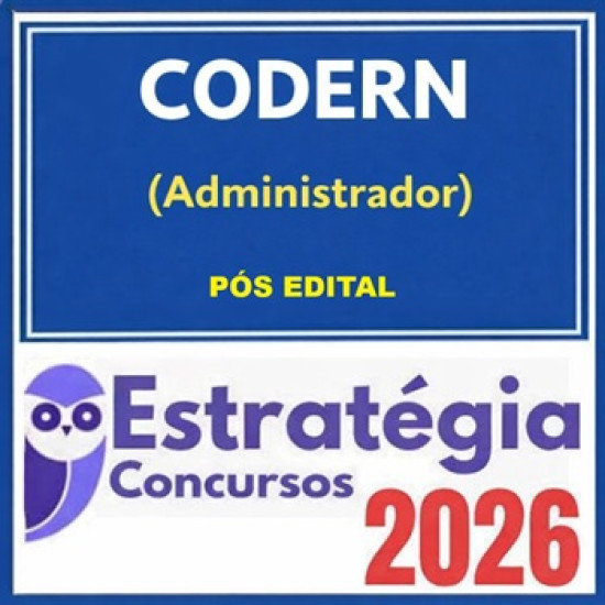 CODERN (Administrador)  2026 (Pós Edital) Estratégia