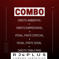 Combo: Ambiental + Empresarial + Penal Especial + Penal Geral + Tributário - RJ PLUS 2024